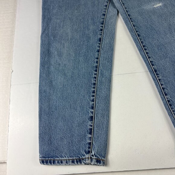 Y2K Levi's Jeans Women's Petite 32x26* 550 Relaxed Tapered Blue Denim Tag 12P M - Picture 6 of 16